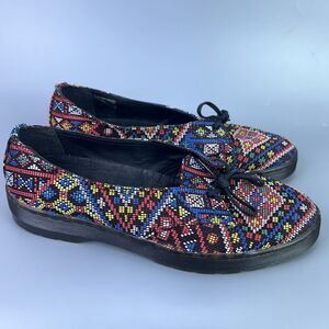 Doc Martens Black Morada Aztec Women's Size US 11 / 43 Lace Up Canvas Shoes